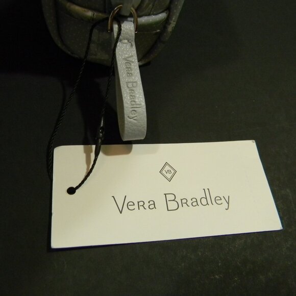 Vera Bradley Mini Dome Cosmetic Merry Hare Ditsy NWT - Picture 3 of 4